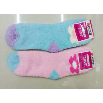 Plain Colour Lady Microfiber Sock Lady Cosy Socks